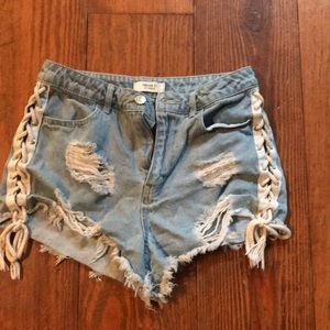 Forever 21 denim shorts